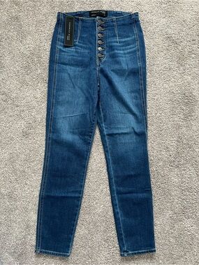 Veronica Beard jeans extra high rise Stratton skinny leg NWT